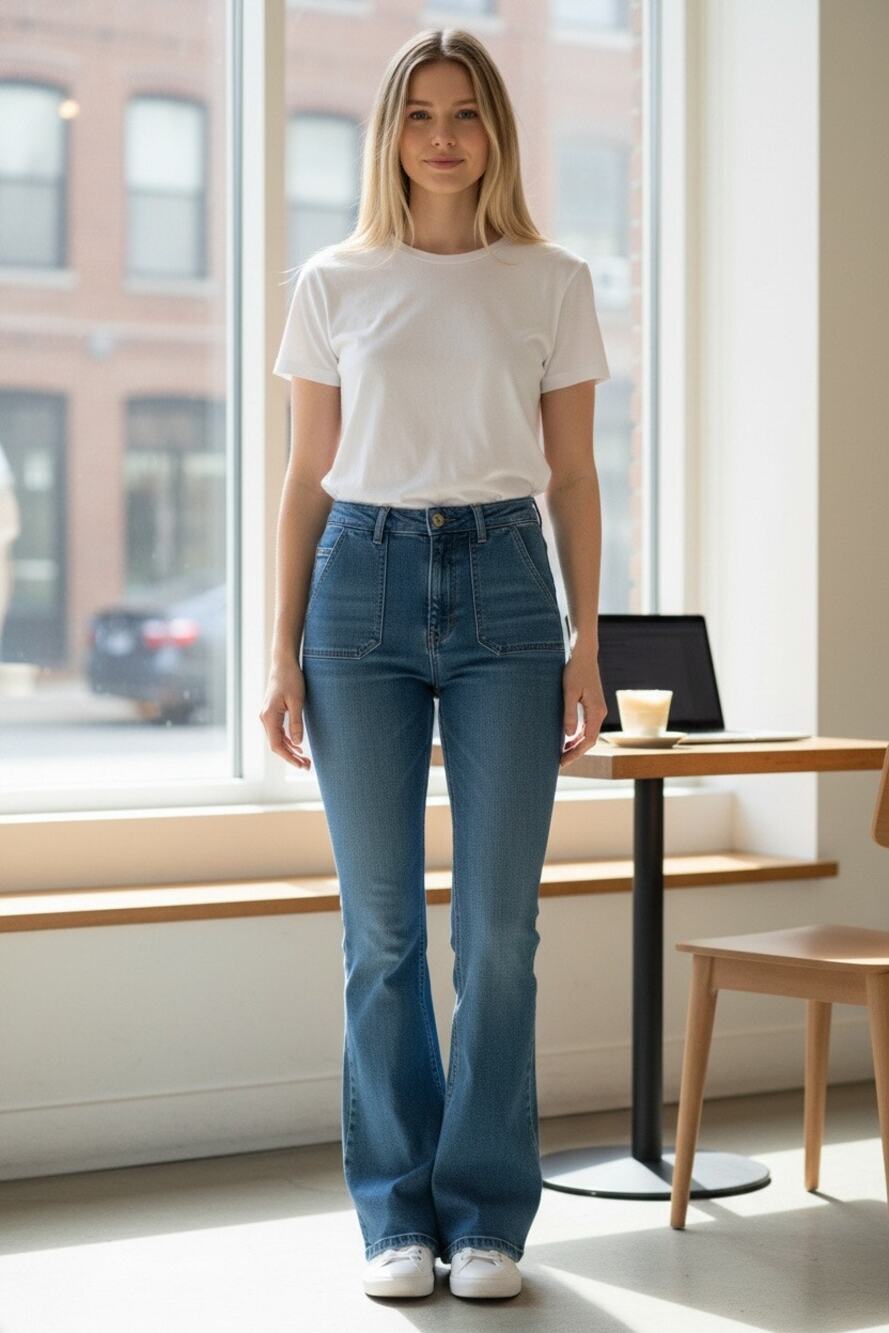 Nicole Miller New York Women’s Size 10 Soho High Rise Bootcut Jeans Stretch